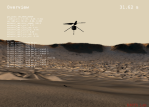 Mars helicopter simulation
