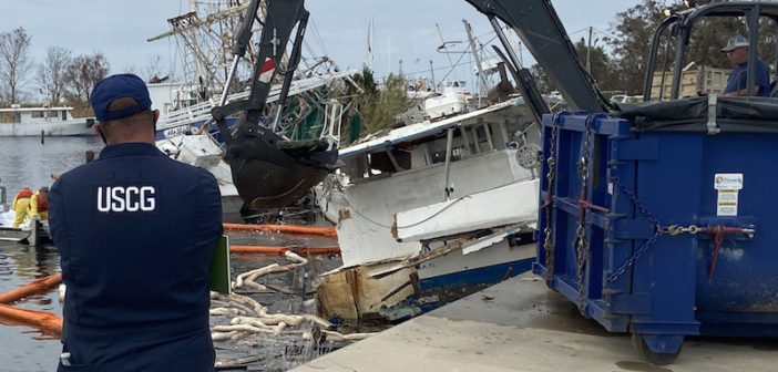 Coast Guard oversees cleanup efforts following Hurricane Sally