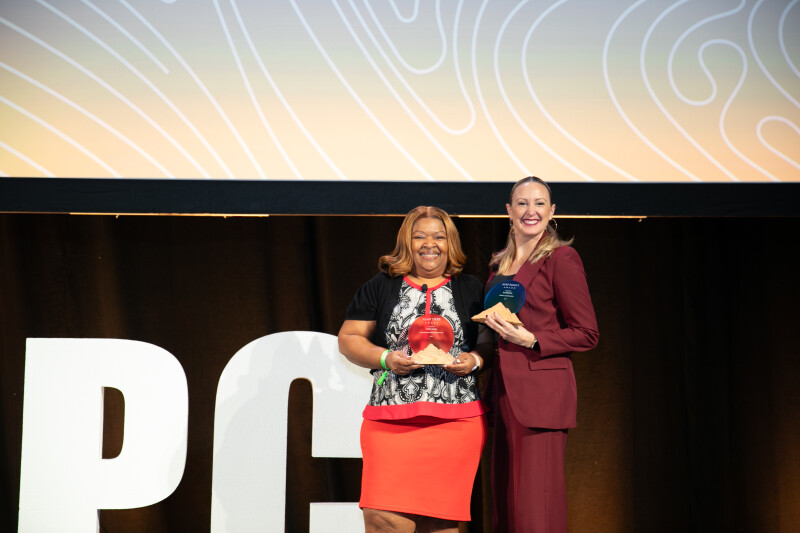 ASAP Award winners; Kathy Adams (L) and Suzi Boynton (R)