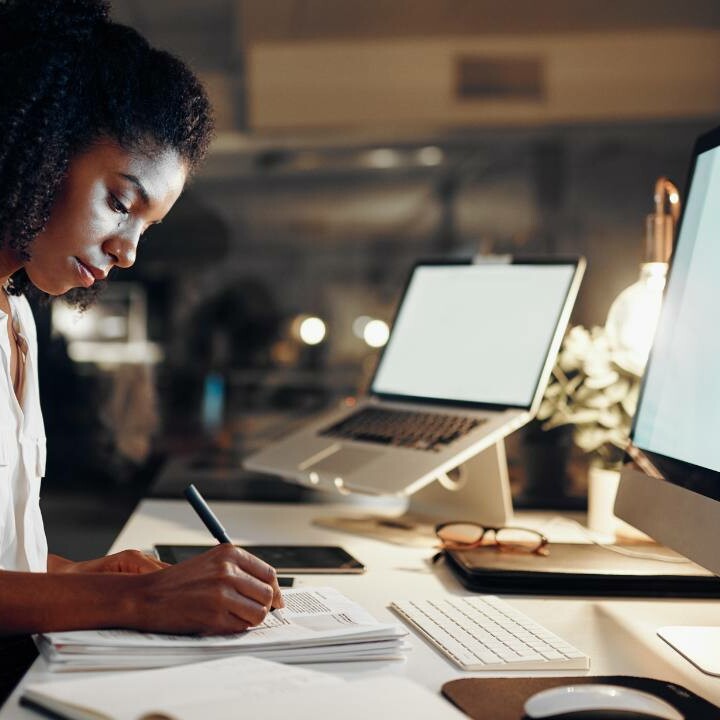 An admin professional maximizing their potential by studying with PACE courses.