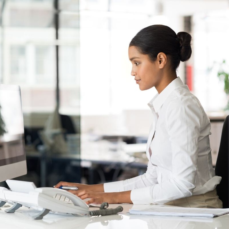 secretary accomplishing tasks