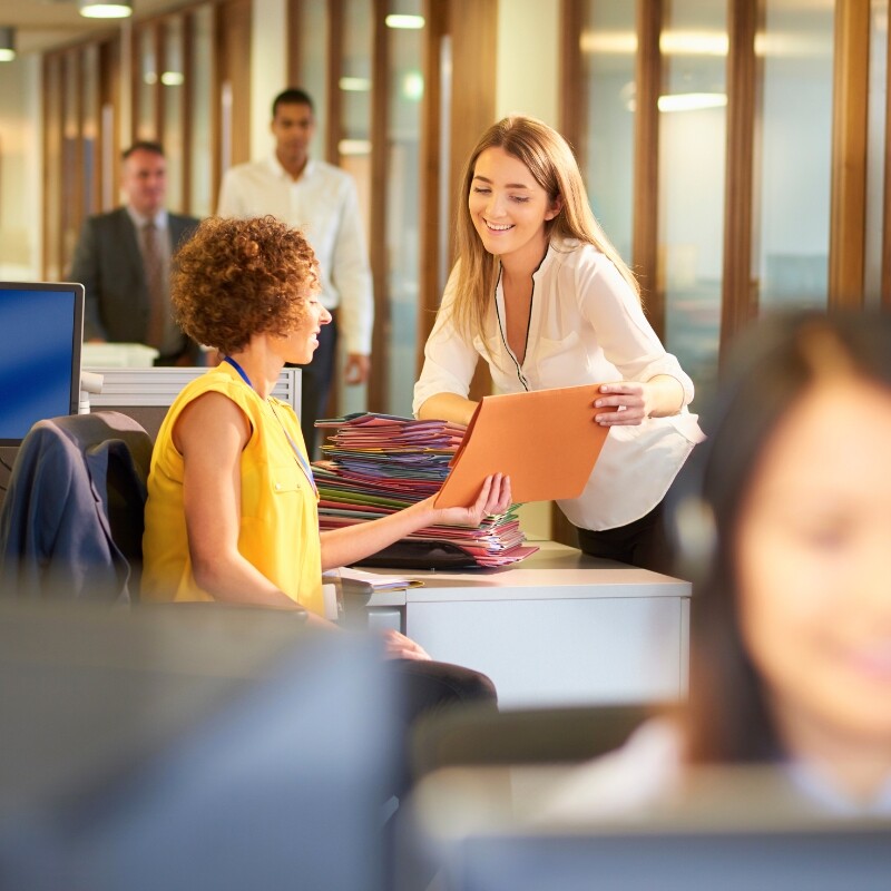 legal admin receiving document file