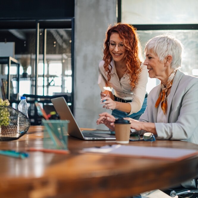 Innovative admin embracing her leadership skills and taking initiative