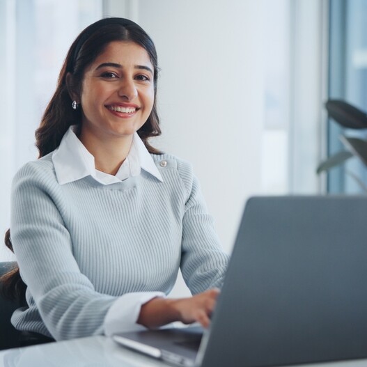 Admin professional developing her procedures manual