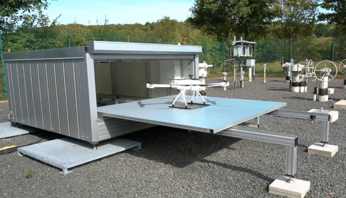 Drone in a Box Solutions for Energy Utilities What are the Options Drone UAV News Commercial UAV News