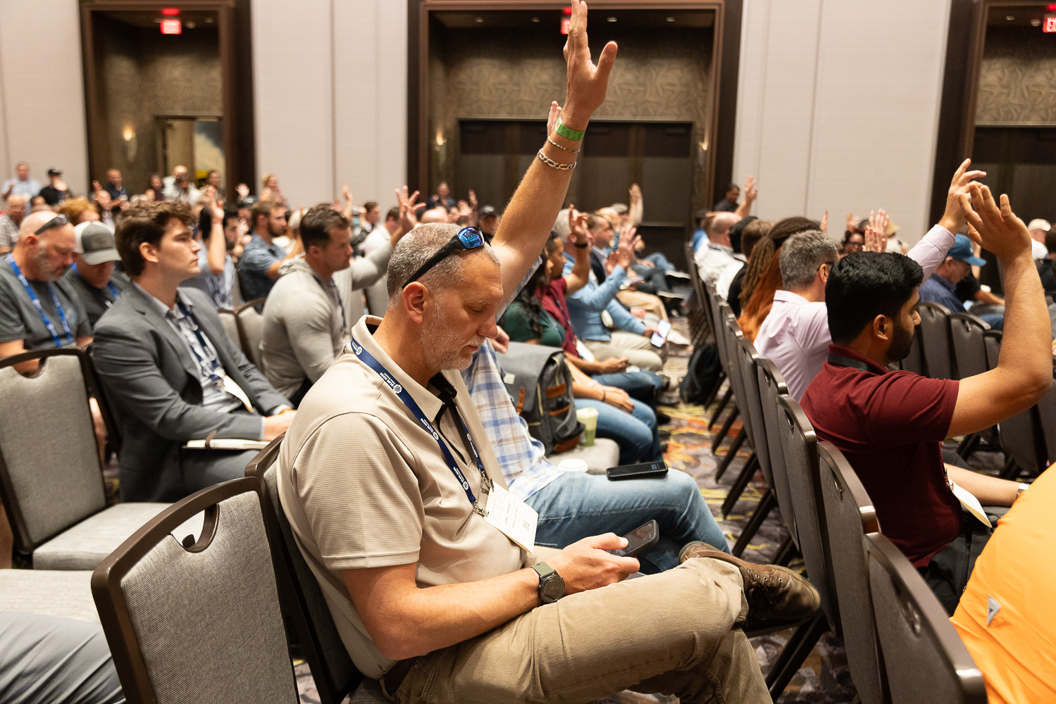 Crowd at session during Commercial UAV Expo 2025