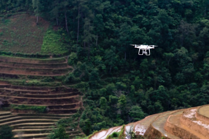 drones in surveying & mapping