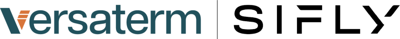 Versaterm logo next to SiFly logo