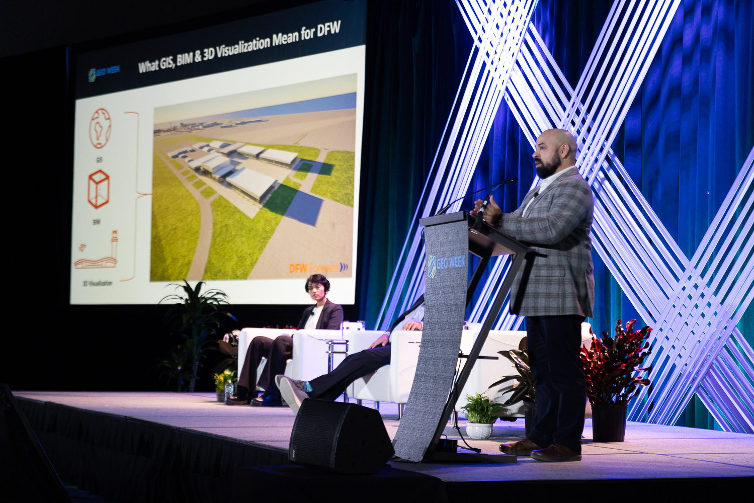 Adan Banda shares examples of digital integration at DFW airport.