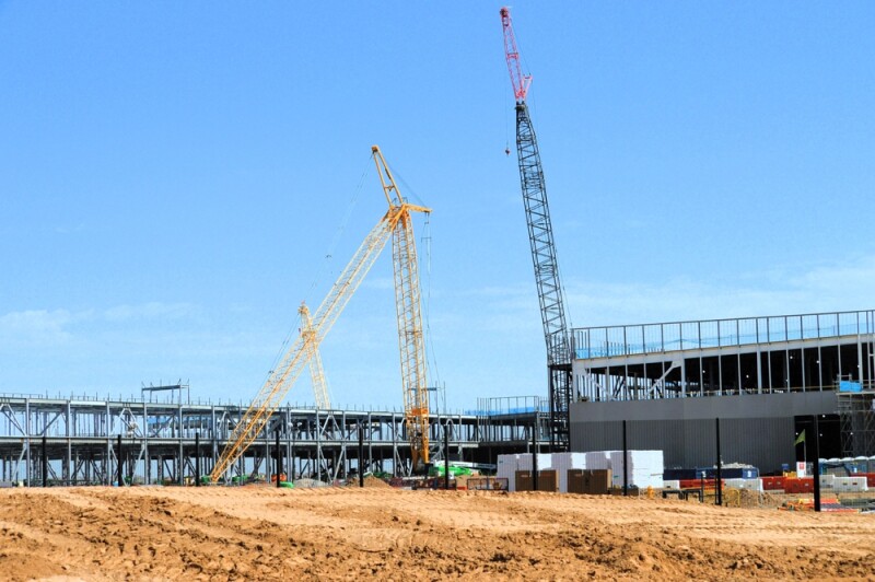 Construction of Meta data center in East Mesa, Arizona