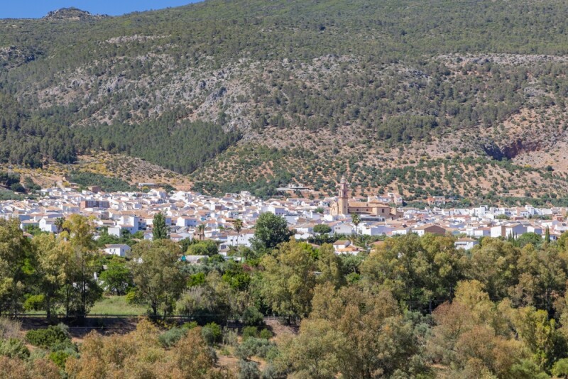 The Spanish village of Zahara de la Sierra.
