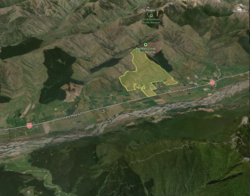 Screenshot of the new DAS 3D Terrain Mapping software.