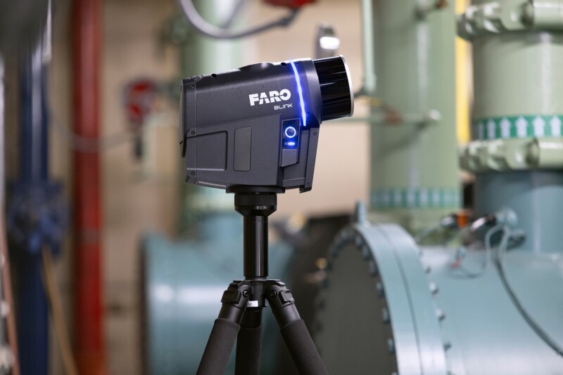 Close-up of FARO Blink