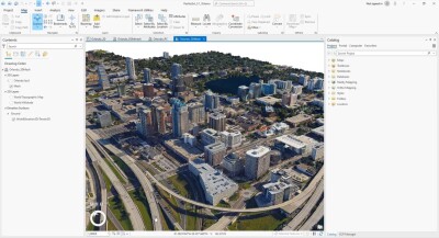 Screenshot of ArcGIS platform