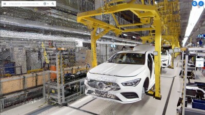 Reality capture data from car assembly line.