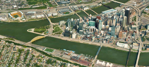 City of Pittsburgh captured with Precision3D