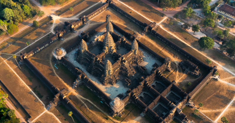 View of the UNESCO Heritage Site Angkor Wat Temple. (Shutterstock)