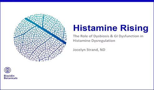 Histamine Rising: The Role of Dysbiosis and GI Dysfunction 