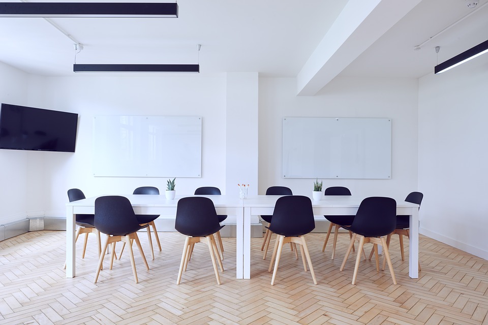 Empty conference room