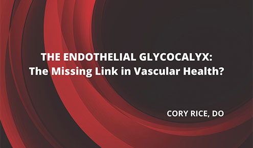 The Endothelial Glycocalyx: The Missing Link In Vascular Health?