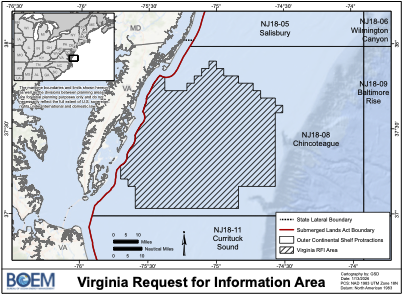 Comment period closes on proposed Virginia offshore mineral lease