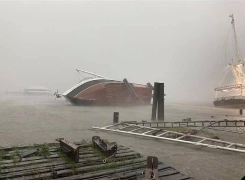 Storm capsizes boats off Louisiana coast, leaving 12 missing and one dead