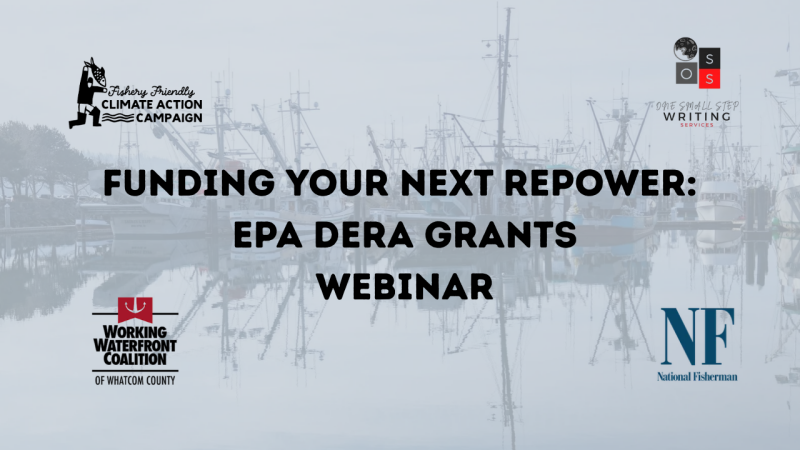 Webinar to help fishermen tap federal funding for vessel repowers