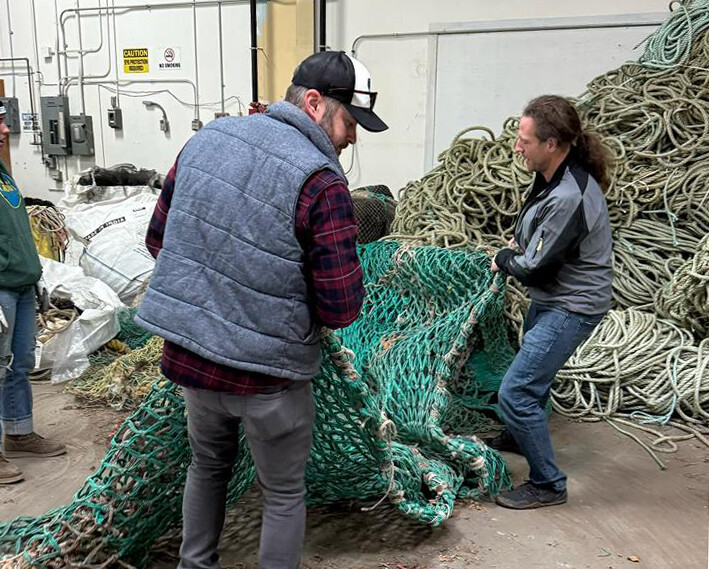 Commercial fishing nets have new life in Ukrainian war zones | National  Fisherman