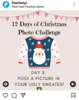 Christmas photo challenge ugly sweater post