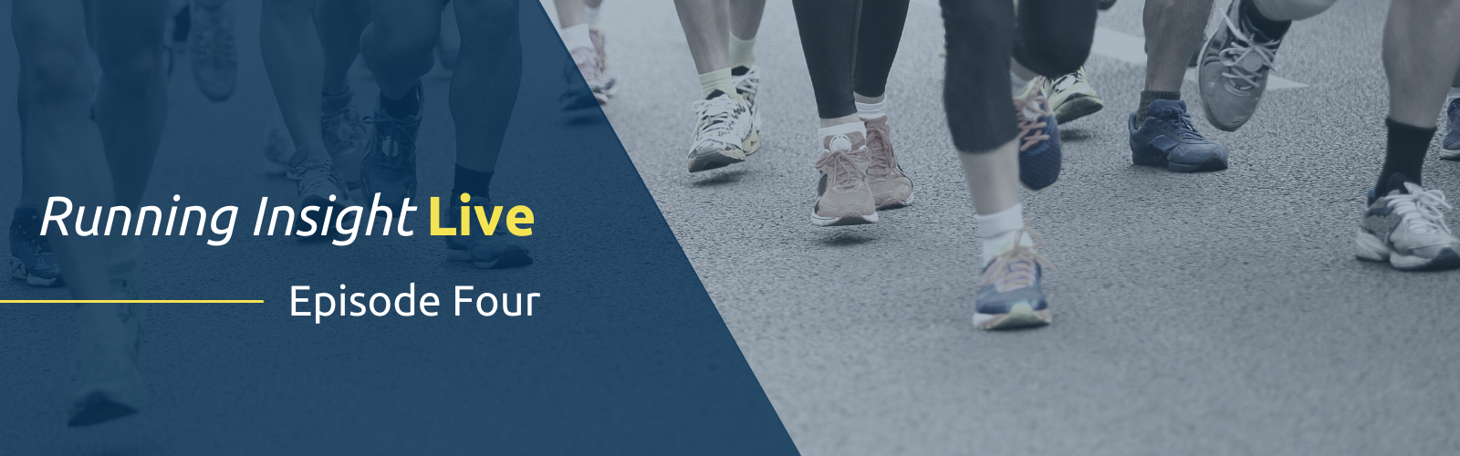 People running on pavement