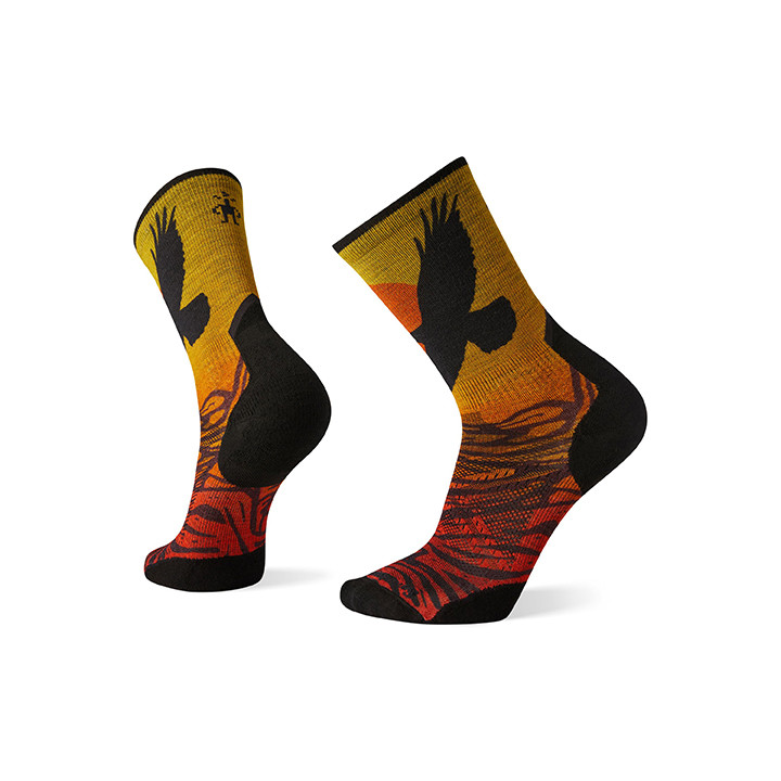 Smartwool PhD Pro Endurance Krar Print Crew Smartwool PhD Pro Endurance Krar Print Crew