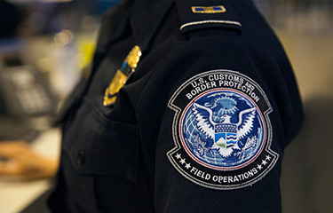 A U.S. Customs and Border Protection officer.