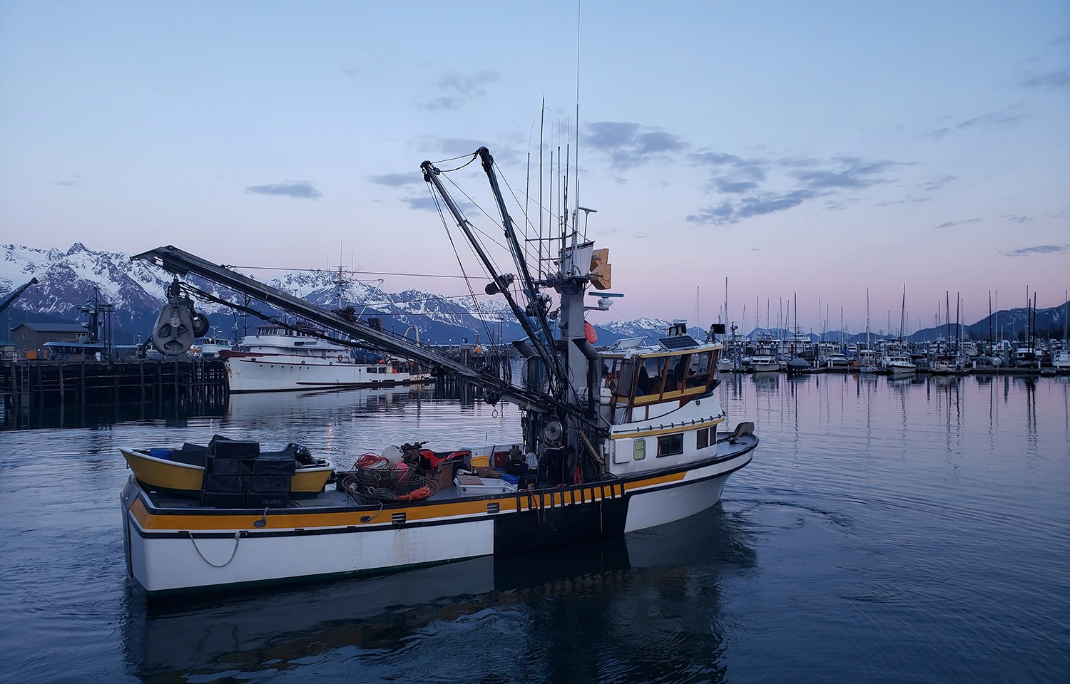 A fishing vessel in Alaska