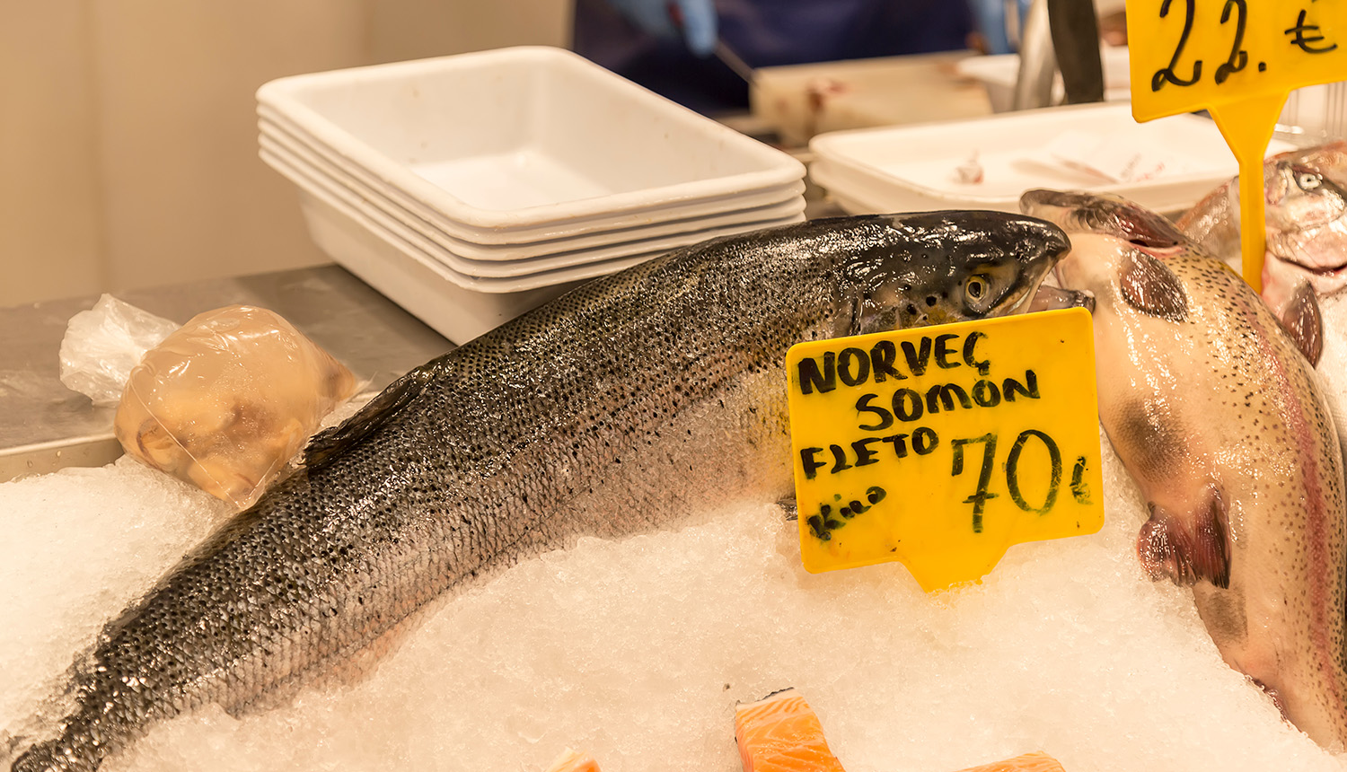 salmon sold in Norway