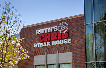 A Ruth's Chris Steak House location in California.