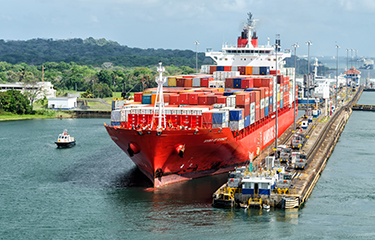 Panama Canal ships