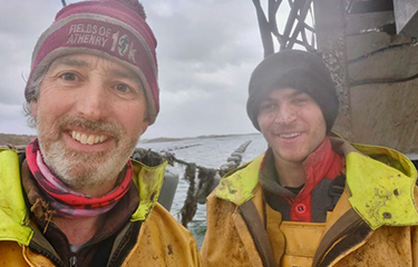 Michael Mulloy selfie from Blackshell Farm