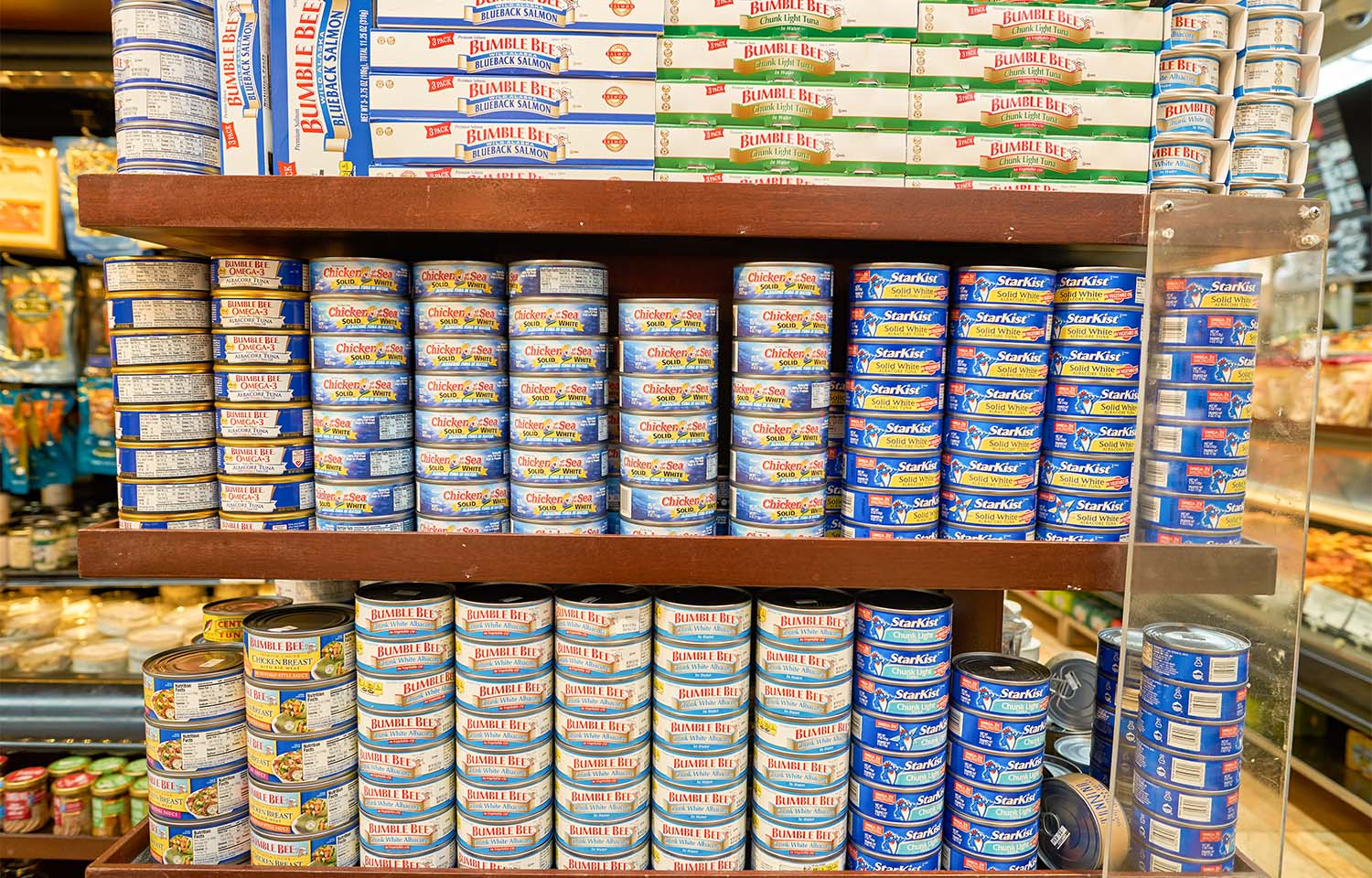 Seafood inflation outpaces food inflation in January, but winter storms cause shelf-stable sales to soar in US