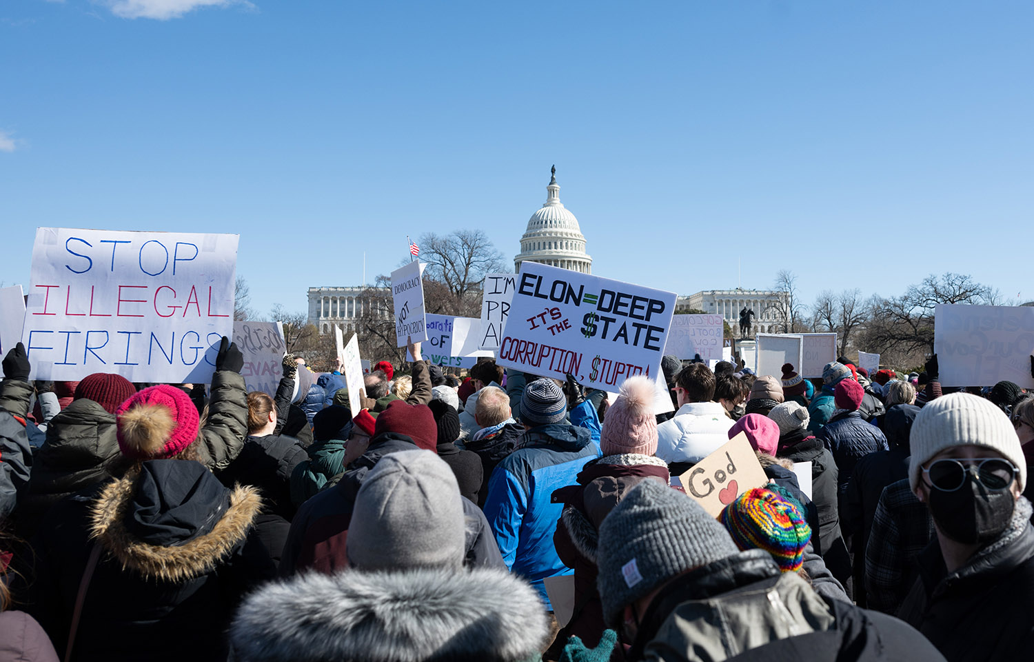 Protestors in Washington, D.C.