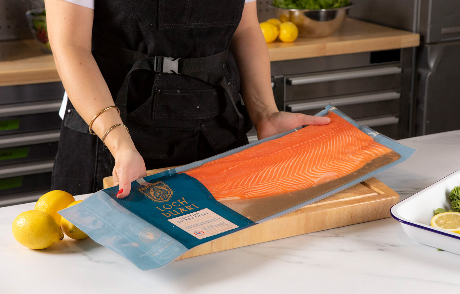 Loch Duart packaged salmon