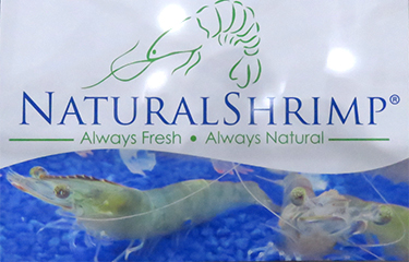 A NaturalShrimp poster.