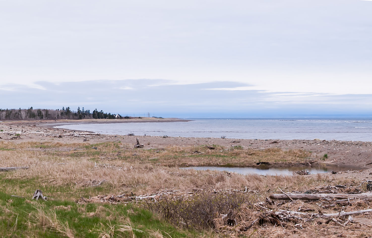A view of the Gulf of St. Lawrence from Miscou Island, New Brunswick, Canada