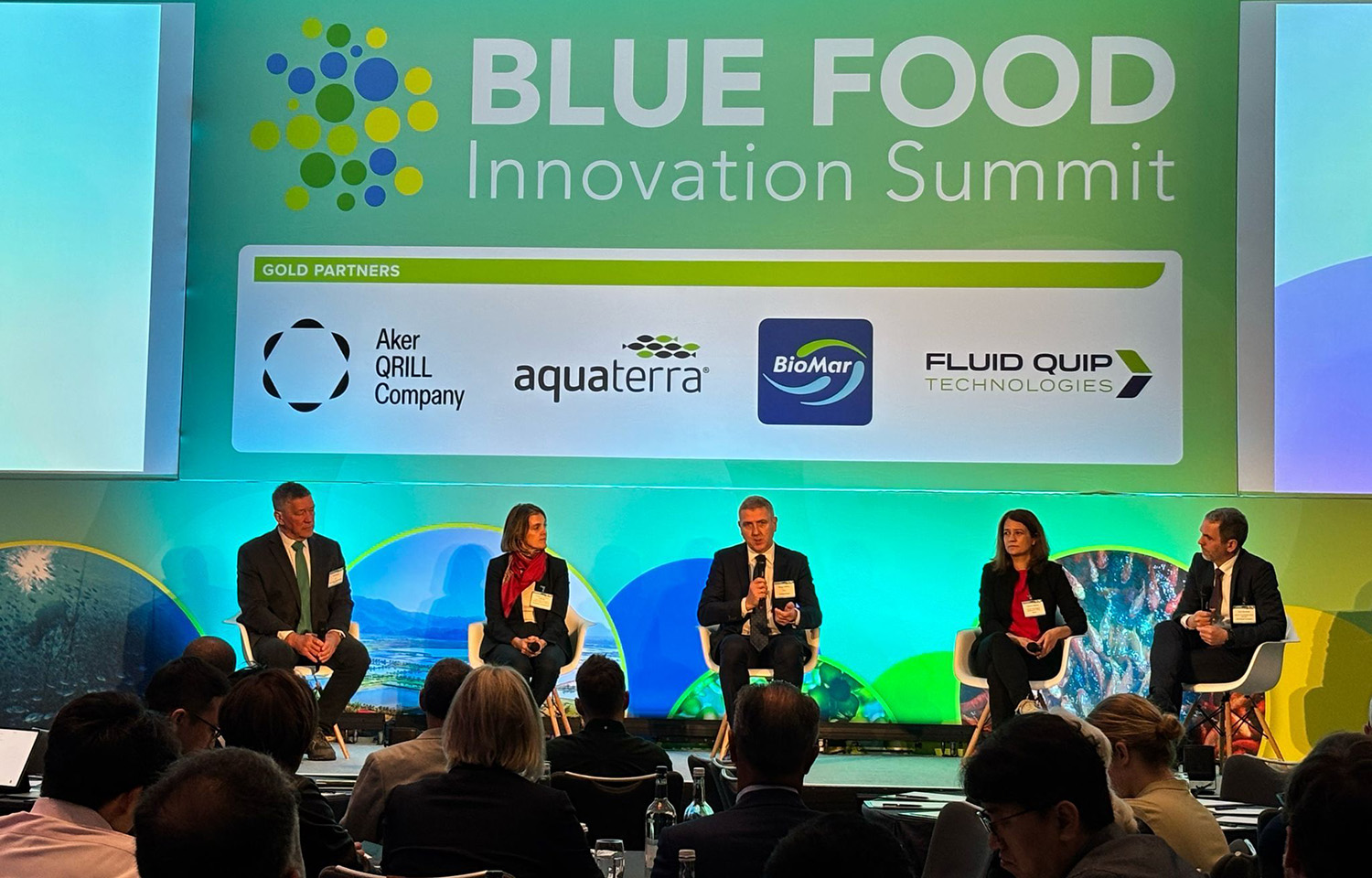Panelists at the 2025 Blue Food Innovation Summit