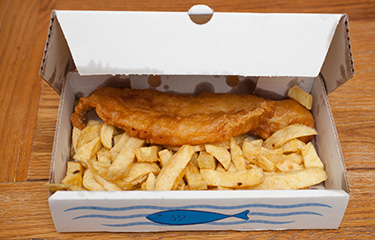 Fish and chips.