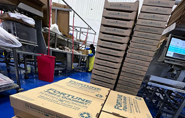 Fortune Fish and Gourmet's warehouse in Bensenville, Illinois, U.S.A.