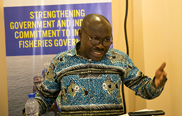 Ghana Deputy Fisheries Minister Moses Anim.