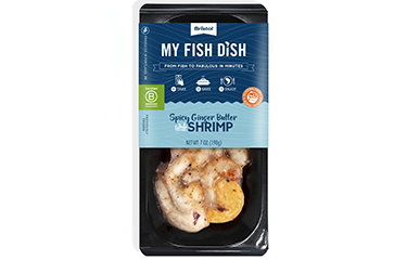 Bristol Seafood's My Fish Dish ginger shrimp featuring B Corp certification