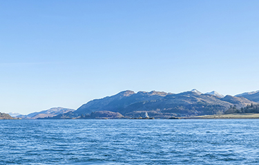 The Loch Linnhe location that Loch Long Salmon hopes to use for a closed containment salmon farm.