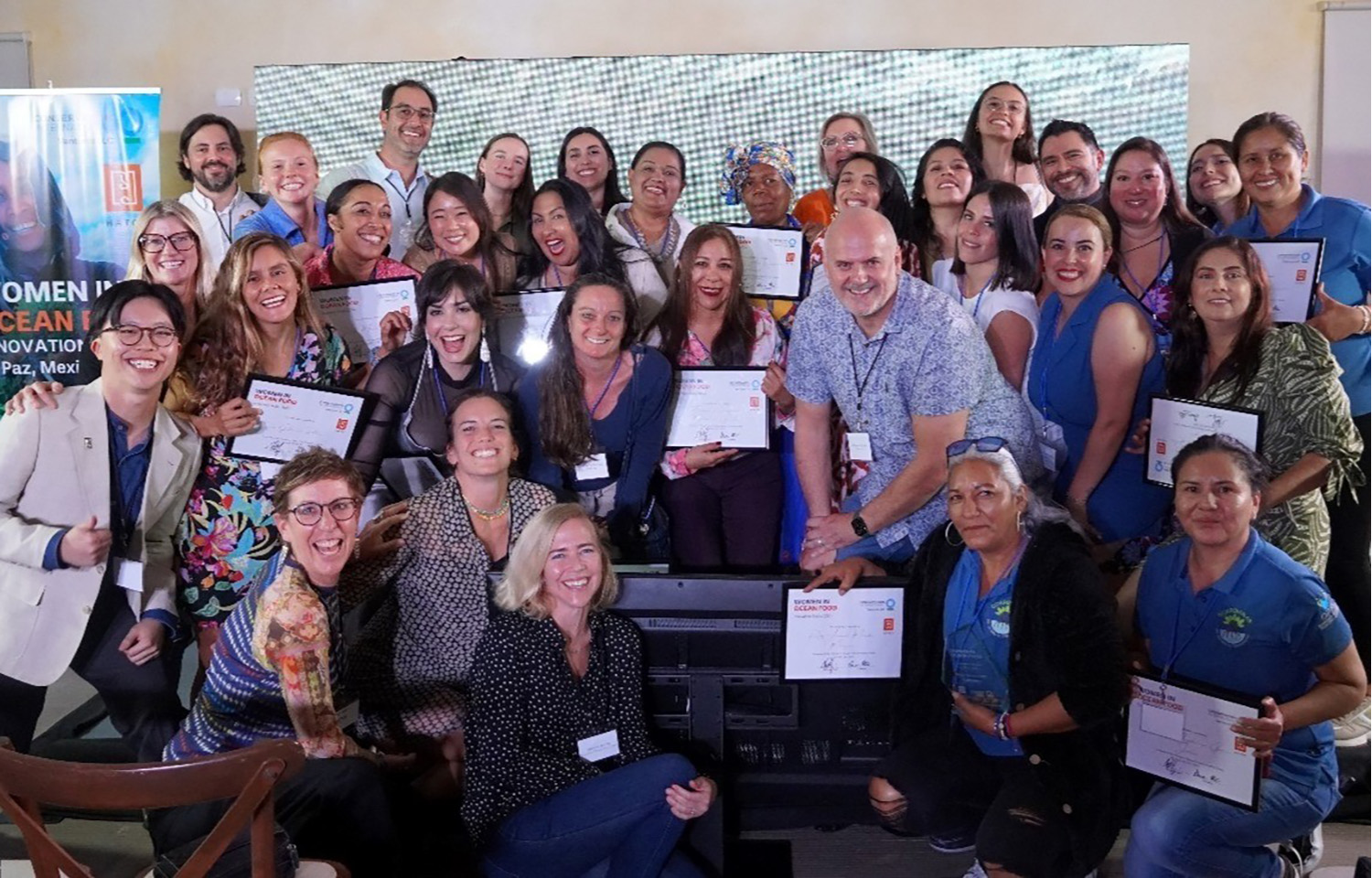 Participants in the Women in Ocean Food Program event in La Paz, Mexico, last year