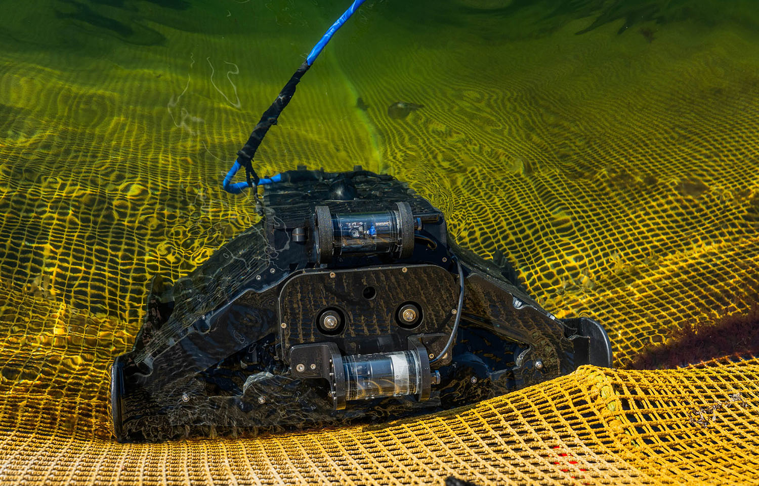 Remora Robotics net/cage-cleaning robot